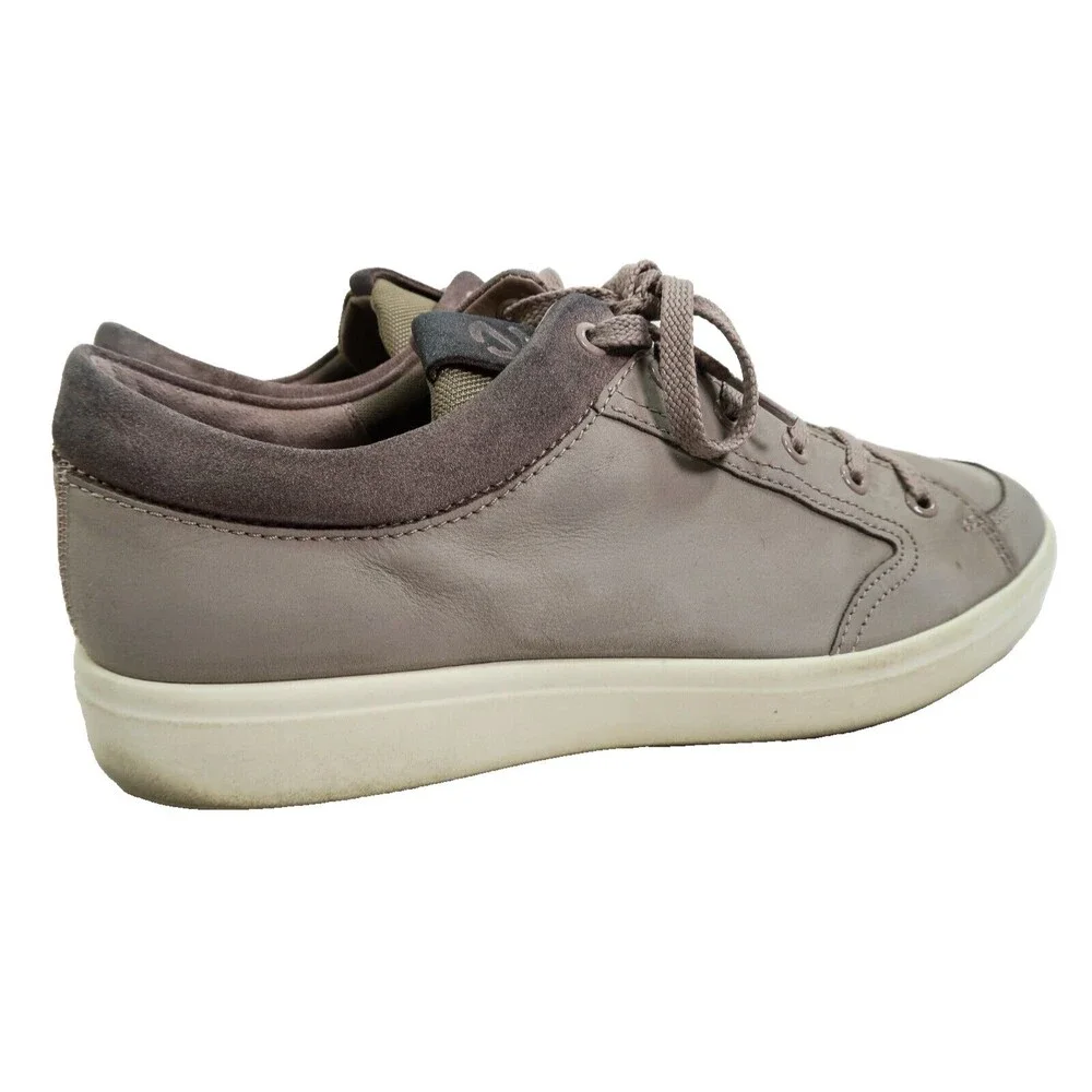 ECCO Soft 7 Tie 2.0 Sneaker Lace Up Low Top Men's US 10-10.5 EU 44 Slate